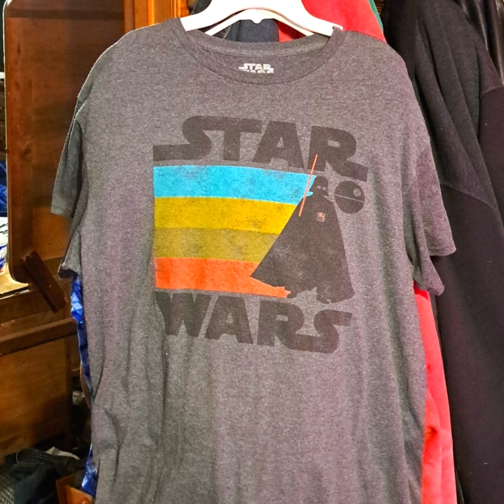 Star wars t shirt,  Vader and deathstar